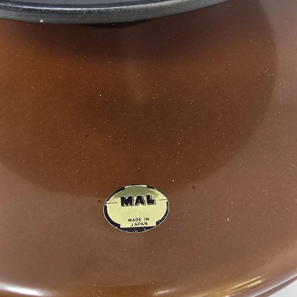 Vintage lazy‎ susan bento box japanese lacquer finish serving divided bowl.
